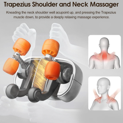 Neck & Shoulder Massage Pillow by Ovriluxe Enterprises llc