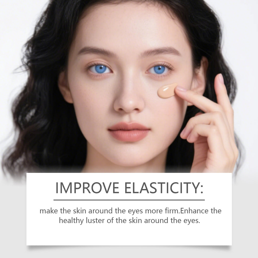 Instant Eye Tightener Cream 20ml – Anti Wrinkle, Puffiness & Crow’s Feet Treatment | Firming Peptide Eye Lift Serum with Brush by Shop - Keshtay L.C.