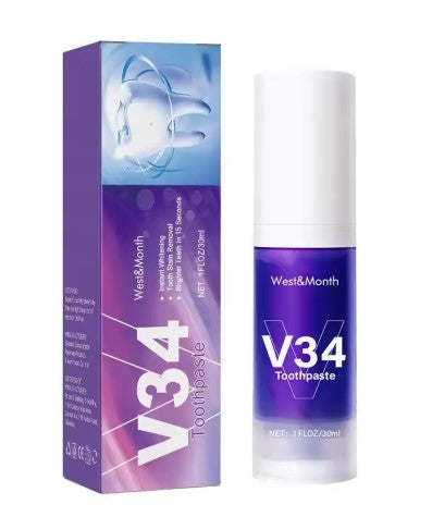 V34 Tooth Cleaning Mousse by Ovriluxe Enterprises llc