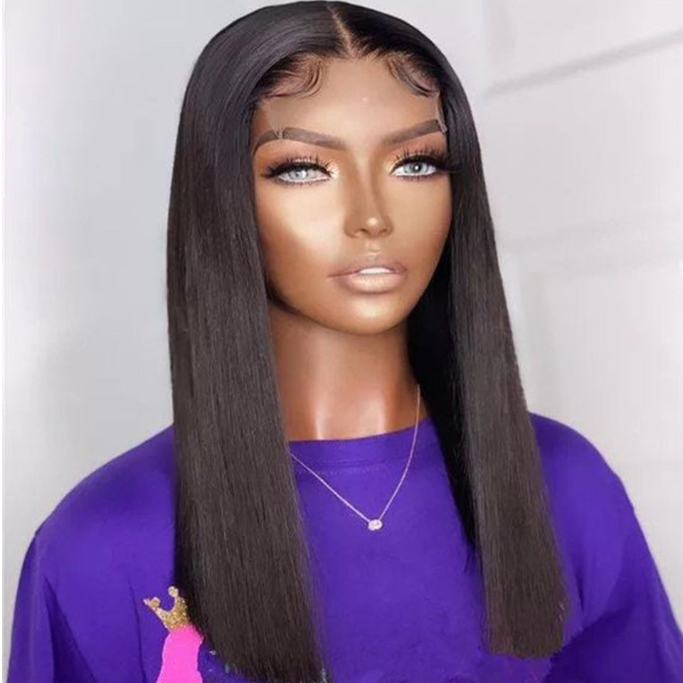Double Drawn Bone Straight Human Hair Wigs by LadyShow.Store