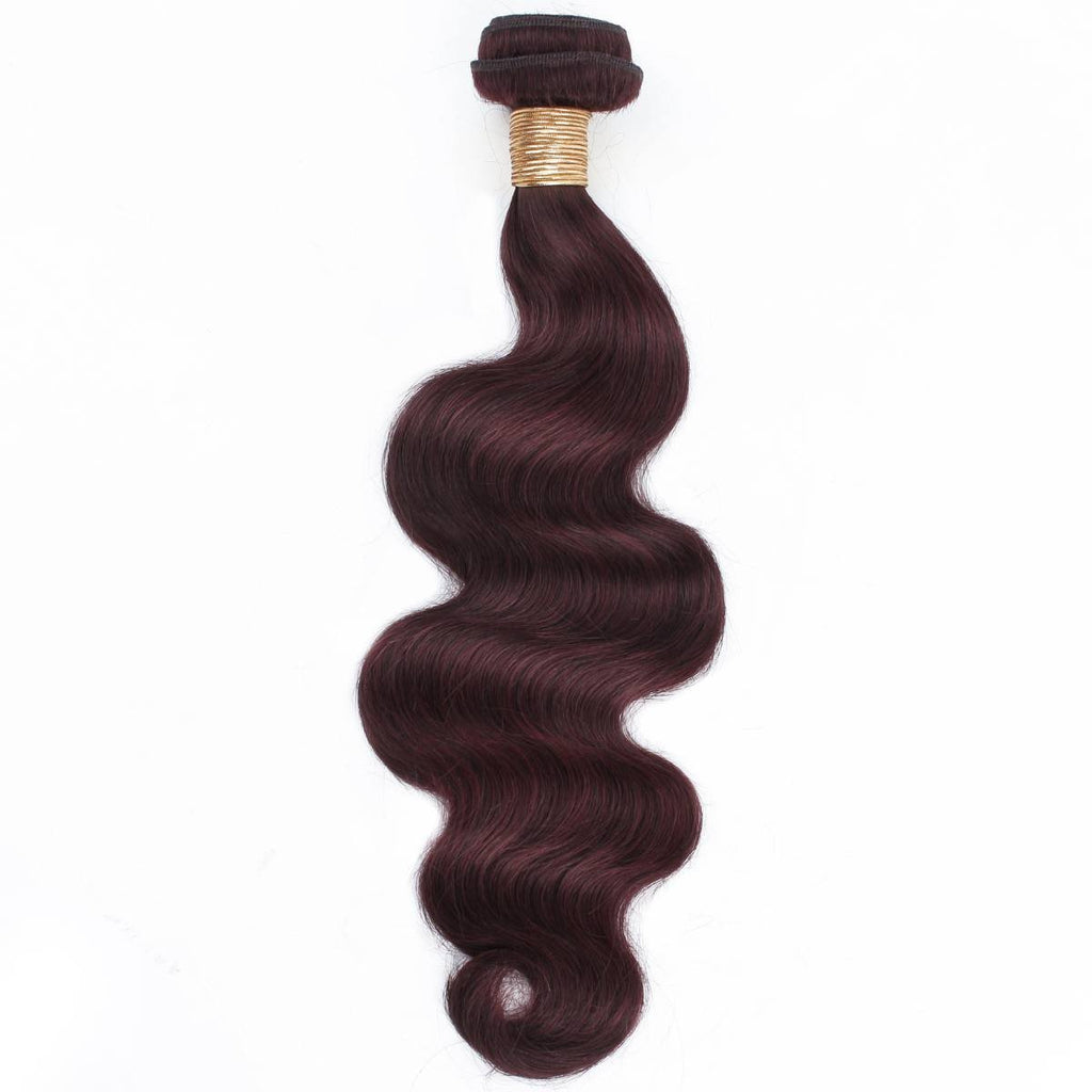 Burgundy Body Wave 100% Human Hair Bundles by Private Label
