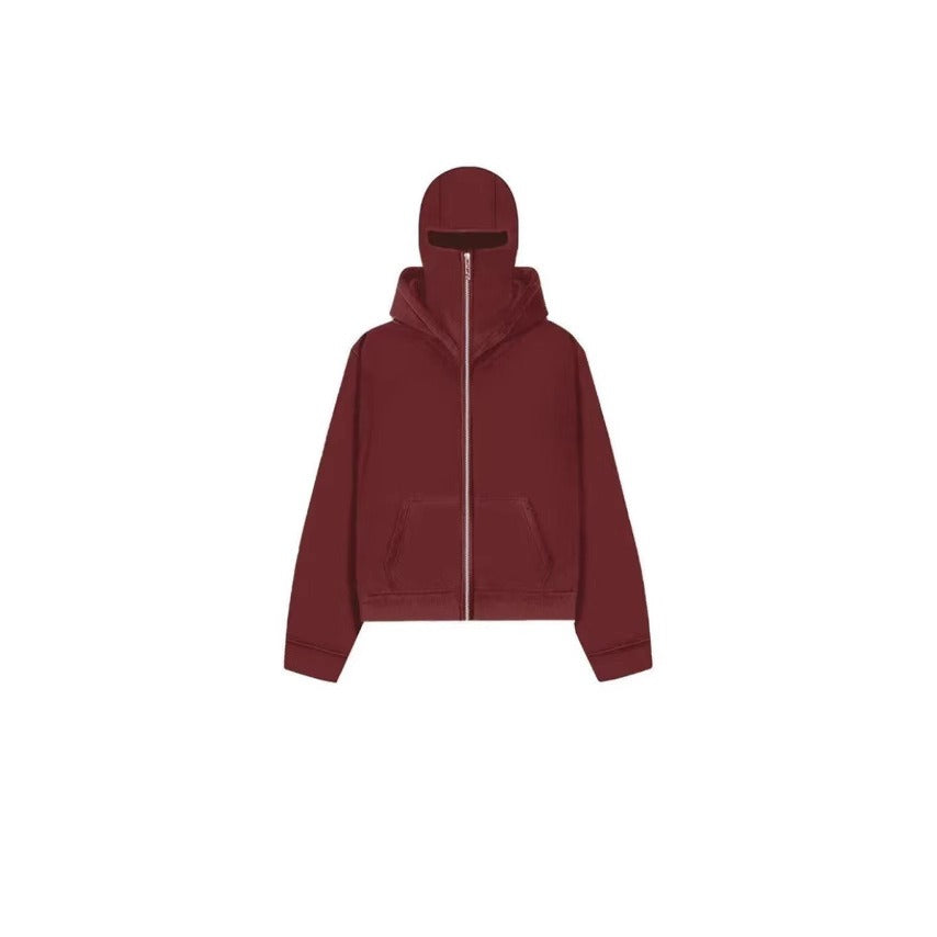 Men's Hooded Zip-Up Baseball Jacket by Ovriluxe Enterprises llc