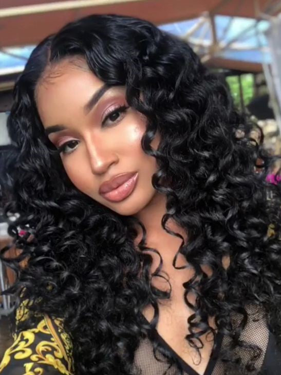 Bouncy Curly Brazilian Remy Hair Weave | 1/3/4 Bundles | Double Weft | Natural Hair Extensions by Luxegan