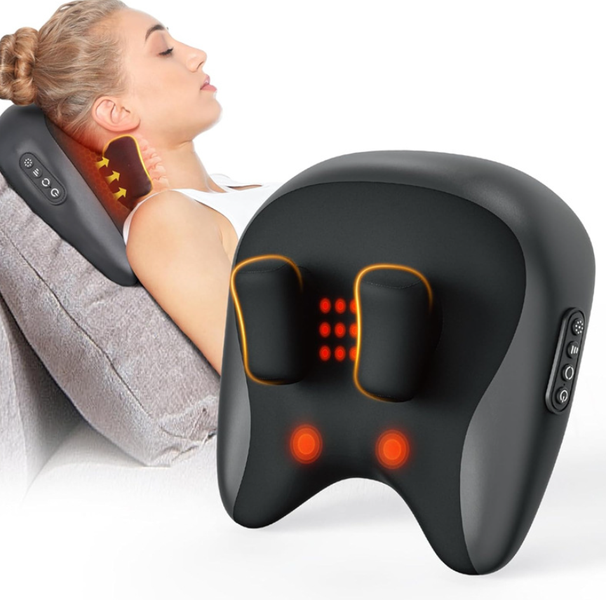 Neck & Shoulder Massage Pillow by Ovriluxe Enterprises llc