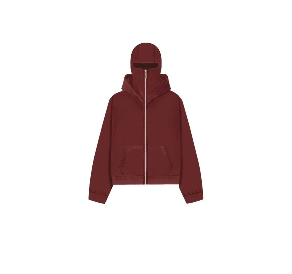 Men's Hooded Zip-Up Baseball Jacket by Ovriluxe Enterprises llc