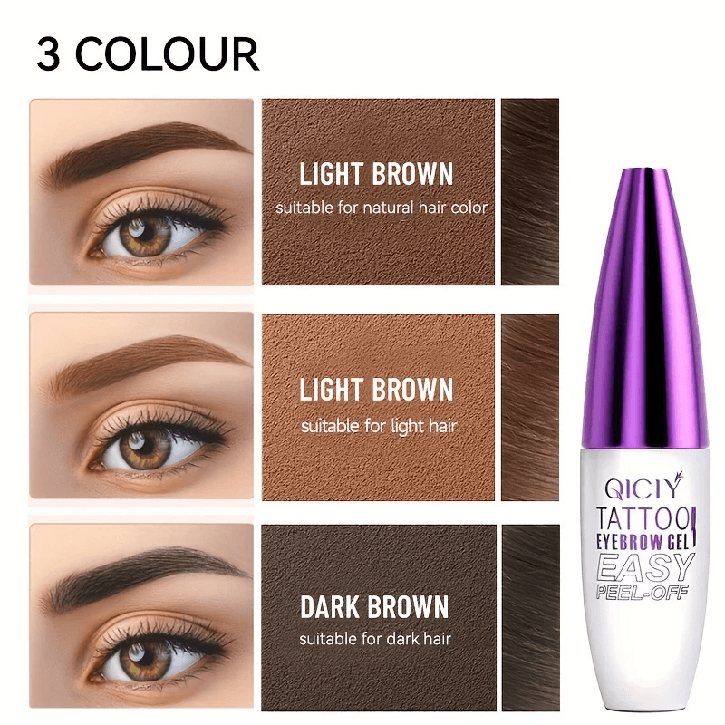 Easy Peel Off Eyebrow Gel Long-Lasting, Waterproof & Smudge Proof by CartRare