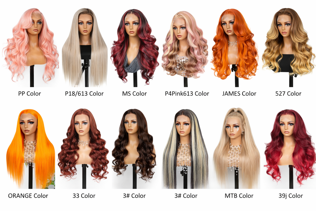 Ombre Frost Brown Wear and Go 24' Glueless Lace Front Wig Body Wave Brazilian Human Hair by Zernabella