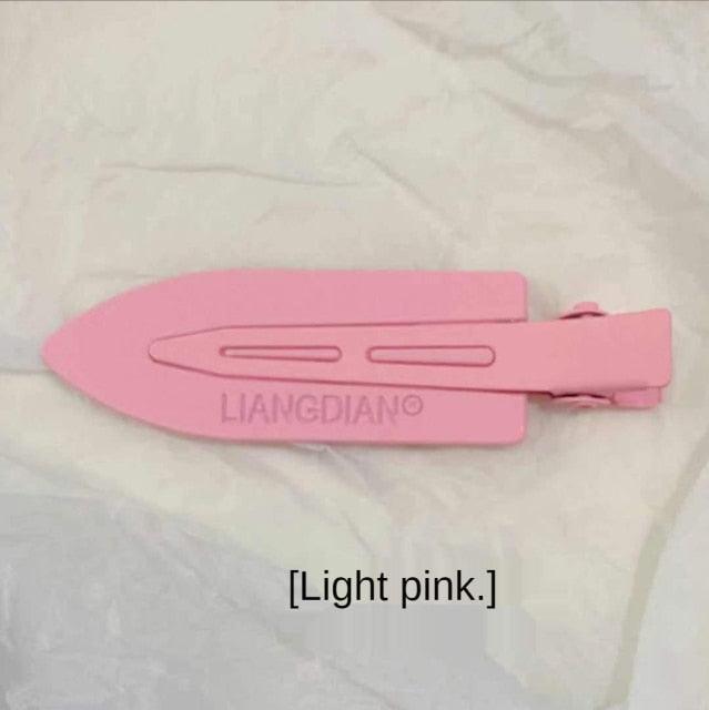 Colorful Hair Clips Seamless Metal Barrettes No Mark Pin Curl Clip Makeup No Crease Hair Styling Tools Modeling Styling Tools Hairpin Gorgeous Hair Accessories For Women by Stevvex