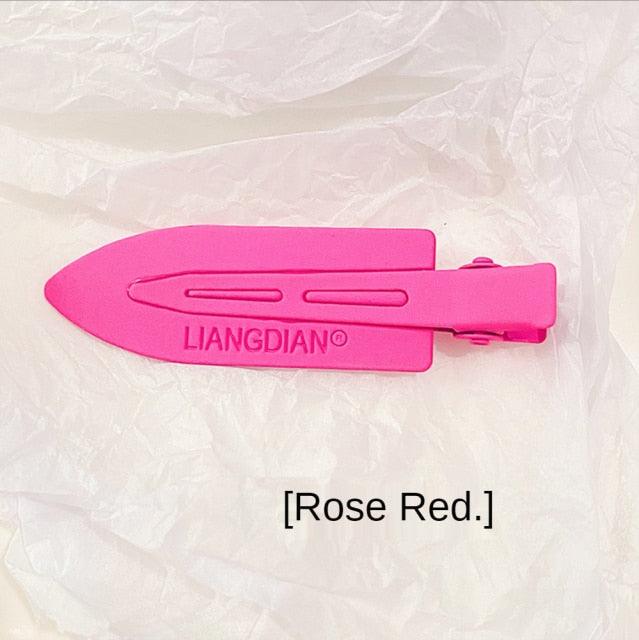 Colorful Hair Clips Seamless Metal Barrettes No Mark Pin Curl Clip Makeup No Crease Hair Styling Tools Modeling Styling Tools Hairpin Gorgeous Hair Accessories For Women by Stevvex