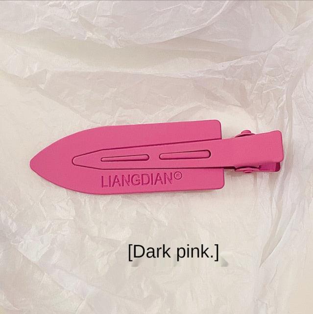 Colorful Hair Clips Seamless Metal Barrettes No Mark Pin Curl Clip Makeup No Crease Hair Styling Tools Modeling Styling Tools Hairpin Gorgeous Hair Accessories For Women by Stevvex