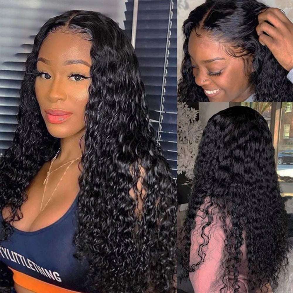 Curly Human Hair Lace Wig – 4x4 / 13x4 / 13x6 | 8–30 Inch by Royalessencelux