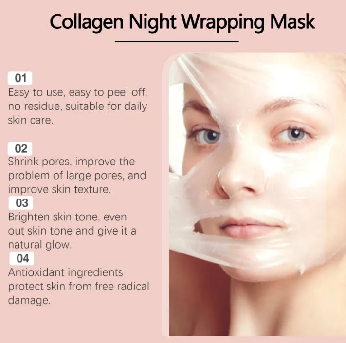 Hydrating Collagen Peel-Off Mask by Ovriluxe Enterprises llc