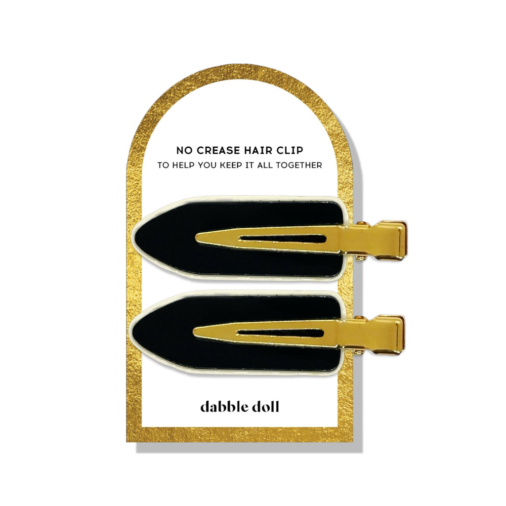No Crease Hair Clips - Stylish & Gentle Hold by Dabble Doll