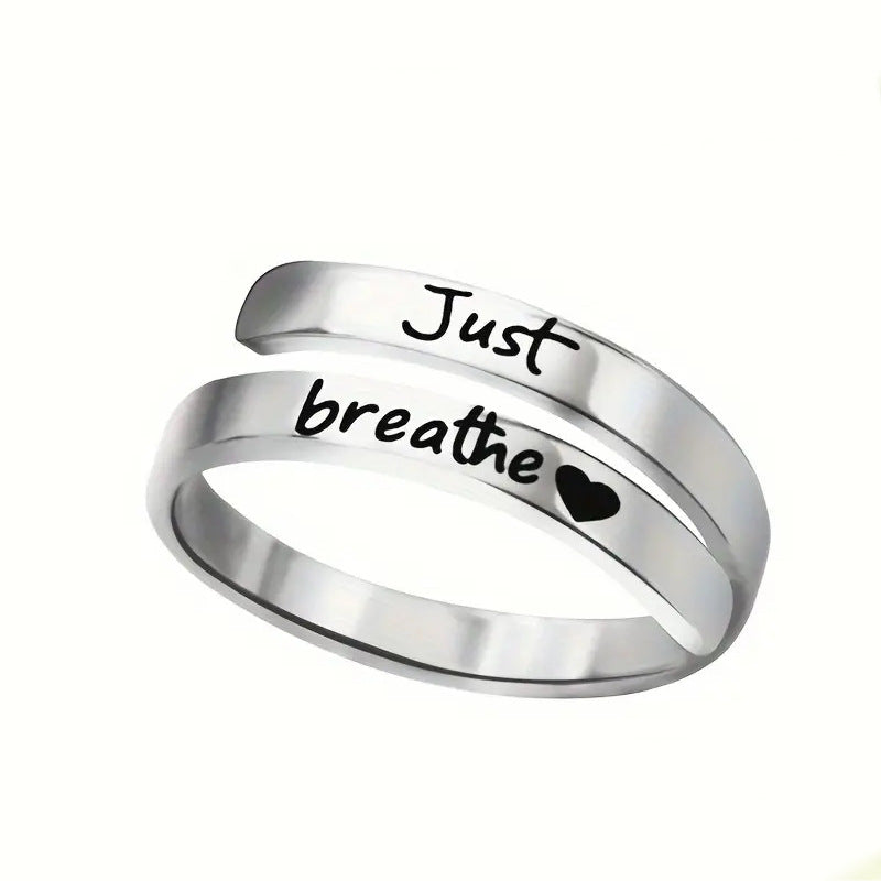Silver Spiral Heart Ring by Ovriluxe Enterprises llc