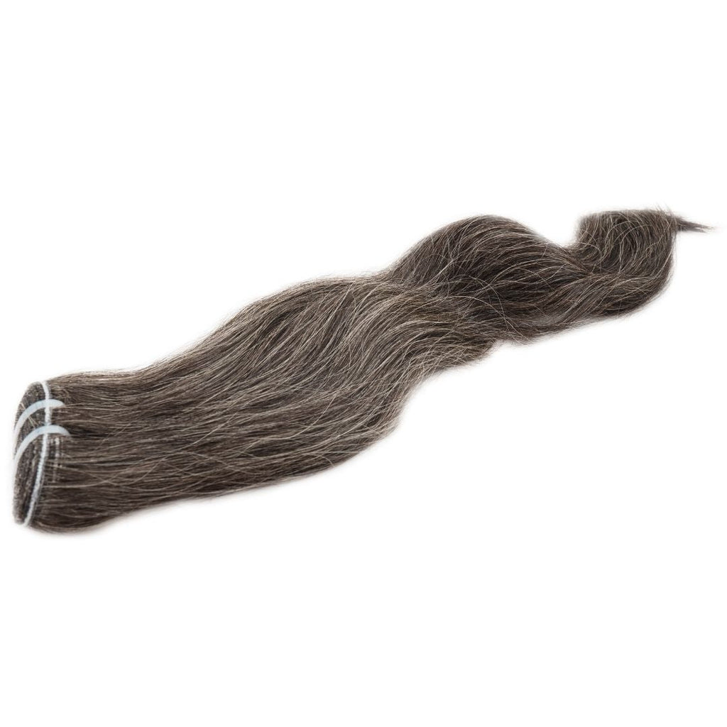 Vietnamese Natural Gray Hair Extensions by The Diamond Empire LLC