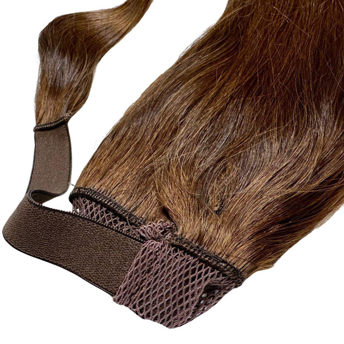 Dark Brown 100% Human Hair Ponytail Extension by Private Label