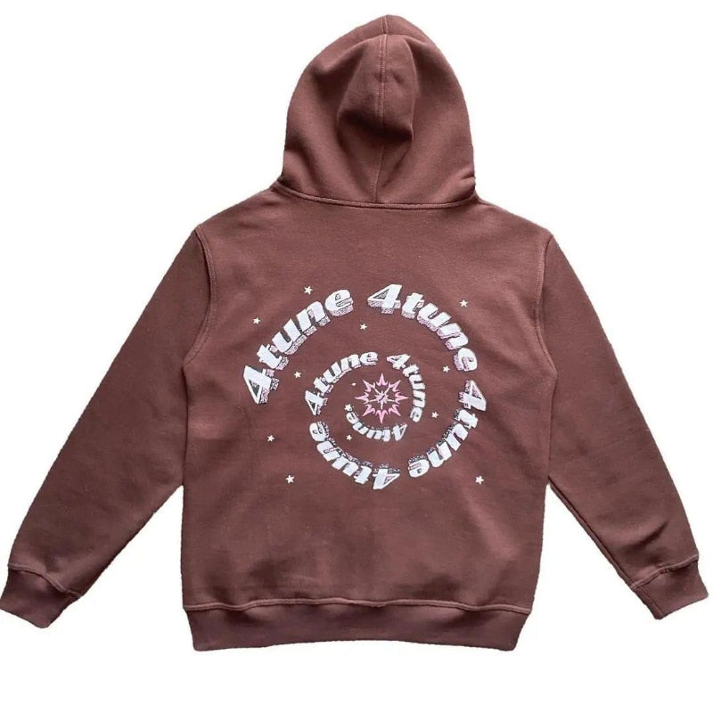 Star Printed Zip Up Hoodies by Ovriluxe Enterprises llc