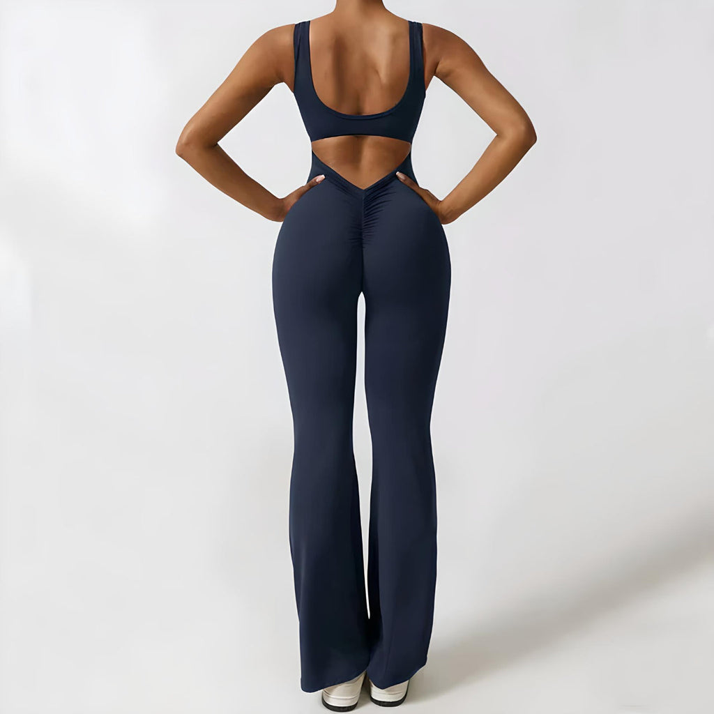 Flared Jumpsuit by Ovriluxe Enterprises llc