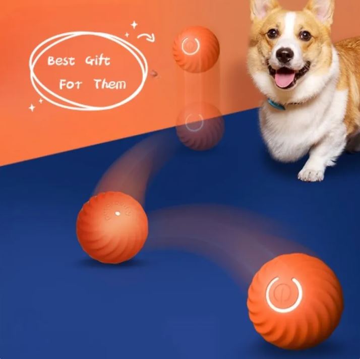 Pet Dog Rubber Ball Toys For Dogs by Ovriluxe Enterprises llc