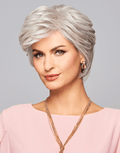 Gabor Enthusiastic Wig Cap, Short Shag with Layers and Volume by Hairuwear, Light Blonde by VIP Extensions