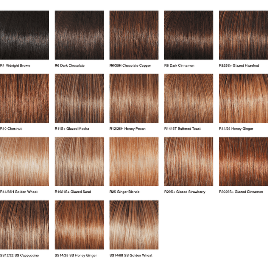 GILDED 18" - Top Piece by Raquel Welch - 100% Human Hair by VIP Extensions