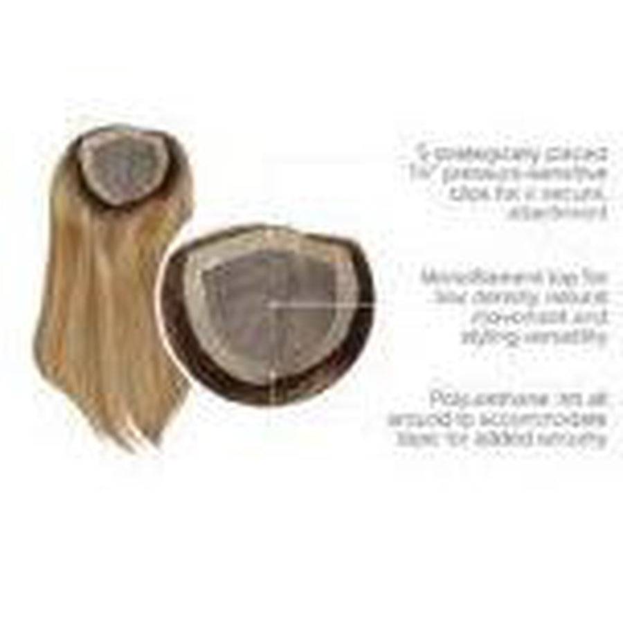 GILDED 18" - Top Piece by Raquel Welch - 100% Human Hair by VIP Extensions