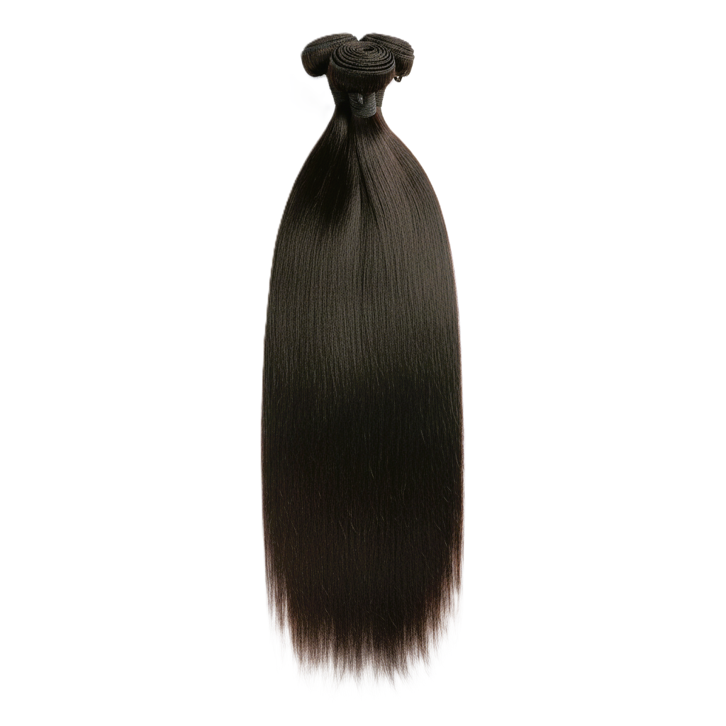 Black Natural Indian Straight Human Hair Bundle Cuticle Aligned Raw Virgin Hair 18 Inches by Zernabella