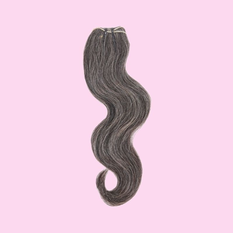 Vietnamese Natural Gray Hair Extensions by The Diamond Empire LLC