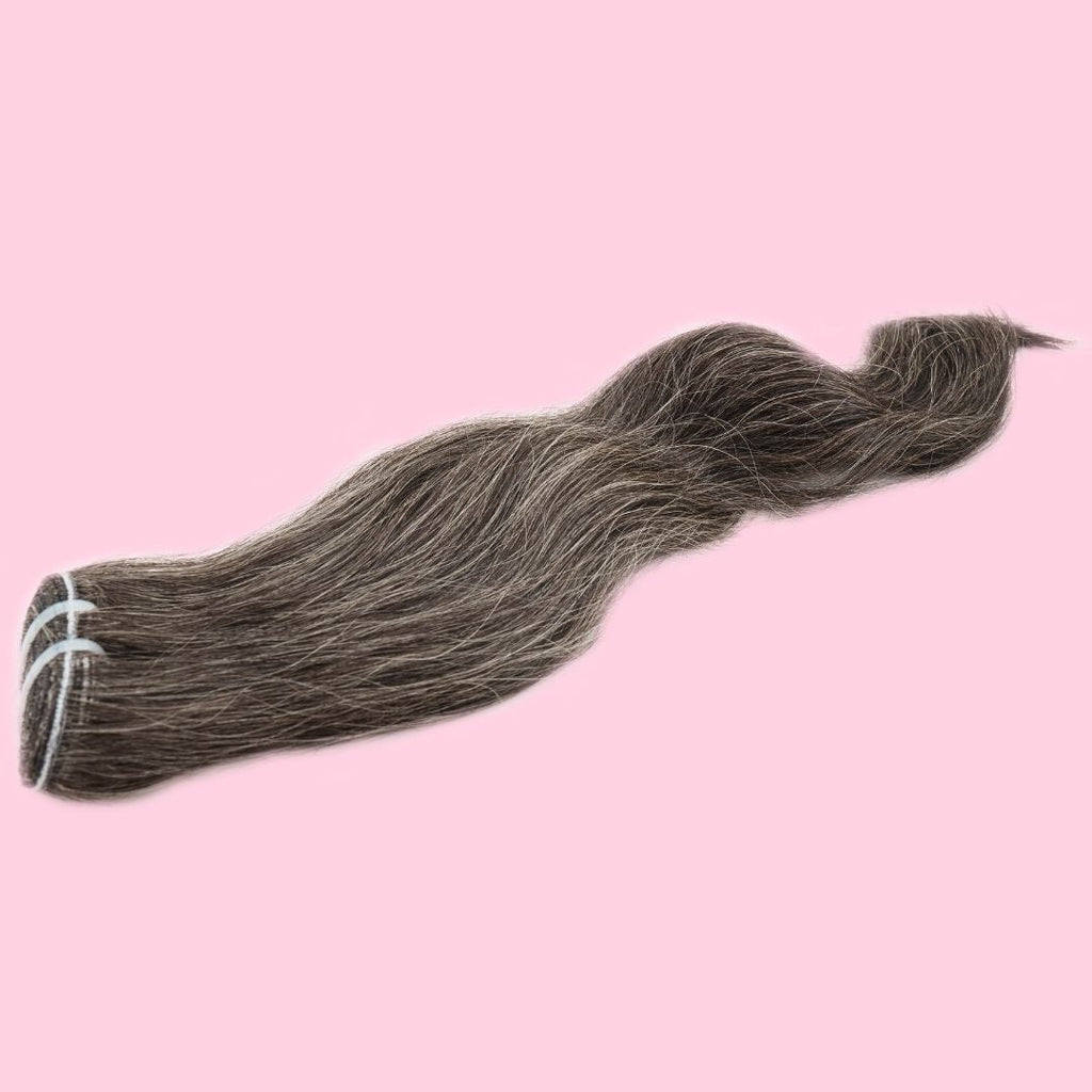 Vietnamese Natural Gray Hair Extensions by The Diamond Empire LLC