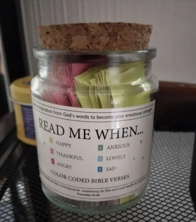 Bible Verses In A Jar by Ovriluxe Enterprises llc