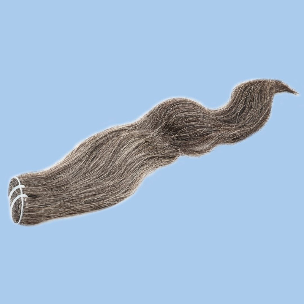 Vietnamese Natural Gray Hair Extensions by The Diamond Empire LLC