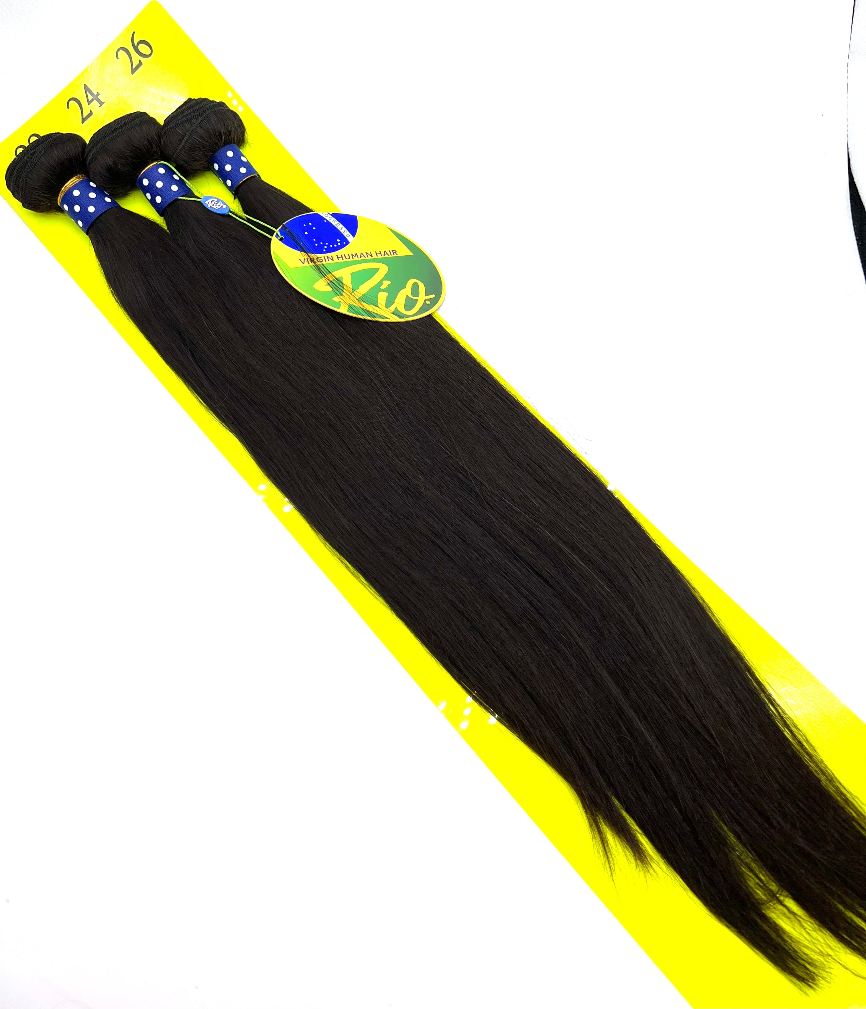 Rio Straight 100% Virgin Remy Human Hair Bundles by VIP Extensions