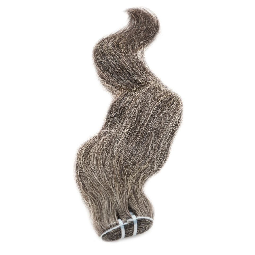 Vietnamese Natural Gray Hair Extensions by The Diamond Empire LLC