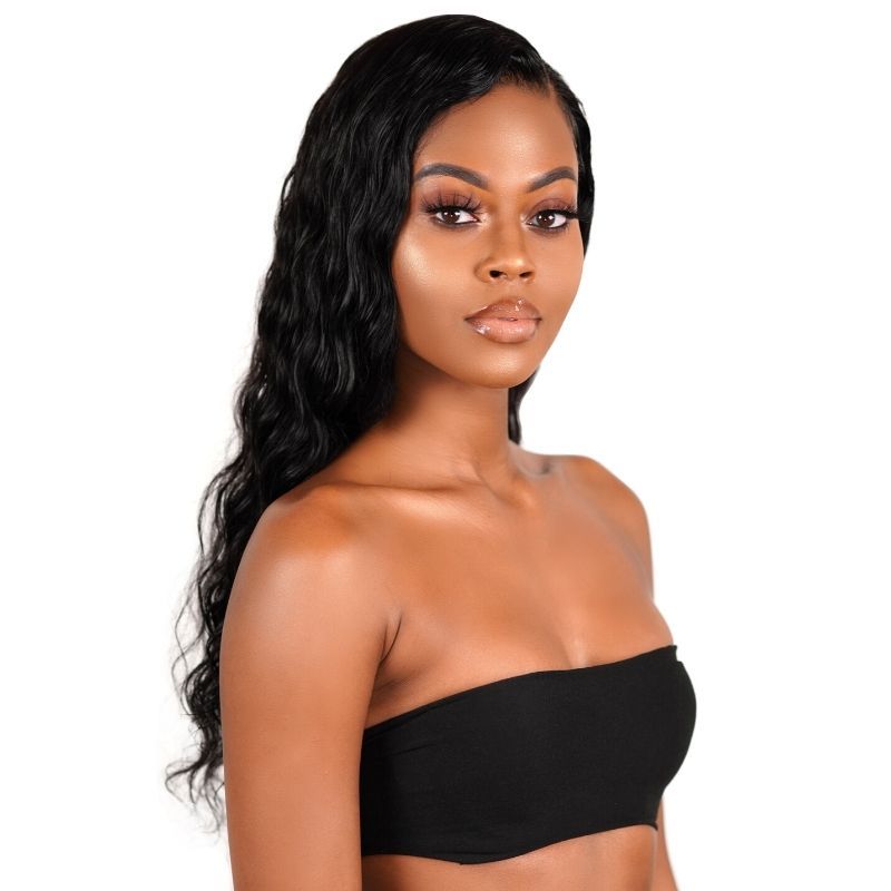 Loose Wave 13x4 Transparent Lace Front Human Hair Wig by Private Label