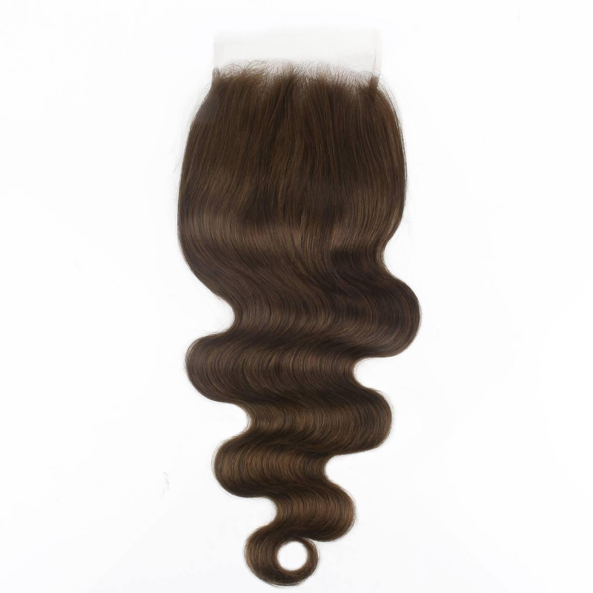 Medium Brown Body Wave 5x5 HD Lace Human Hair Closure by Private Label