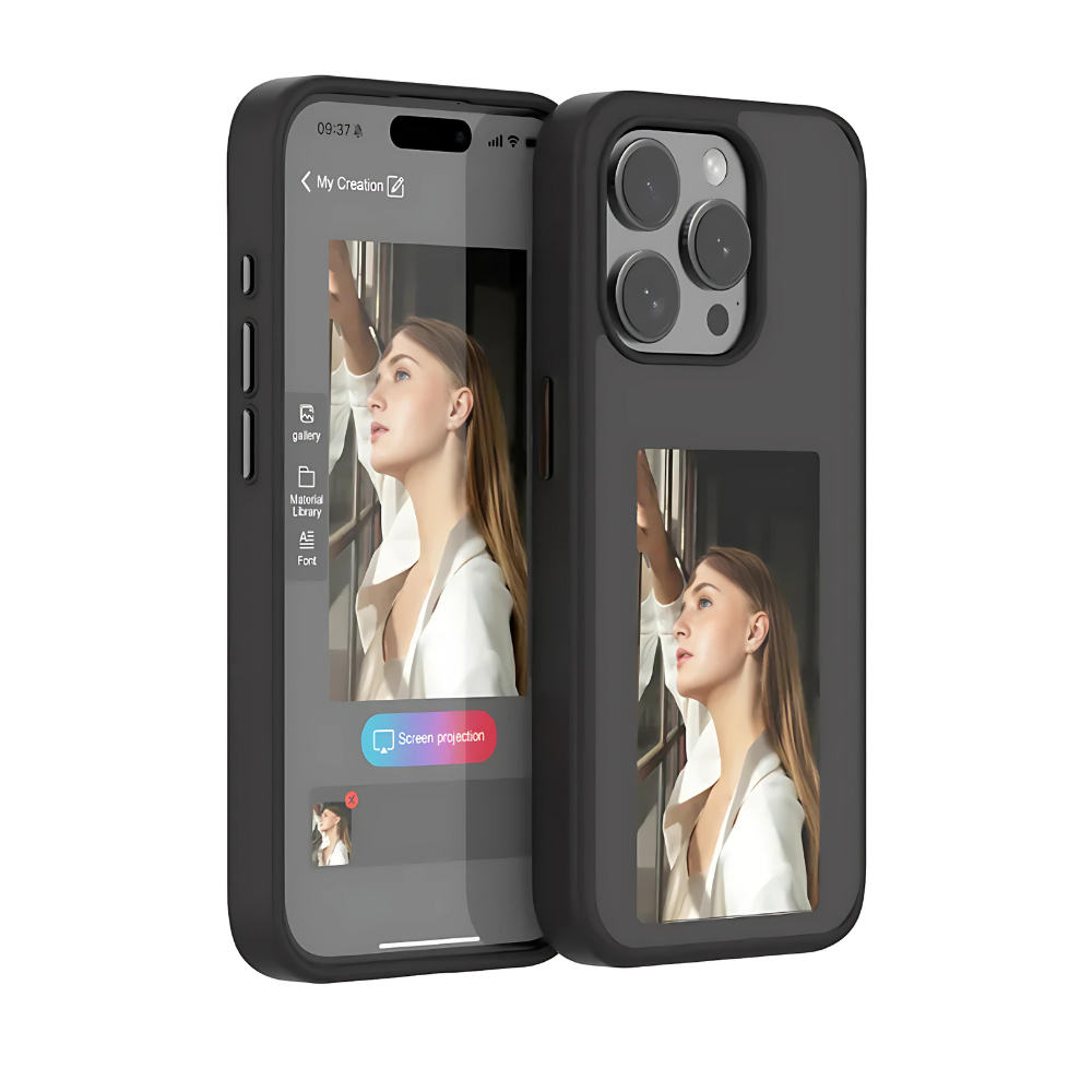 E-Ink Phone Case by Ovriluxe Enterprises llc