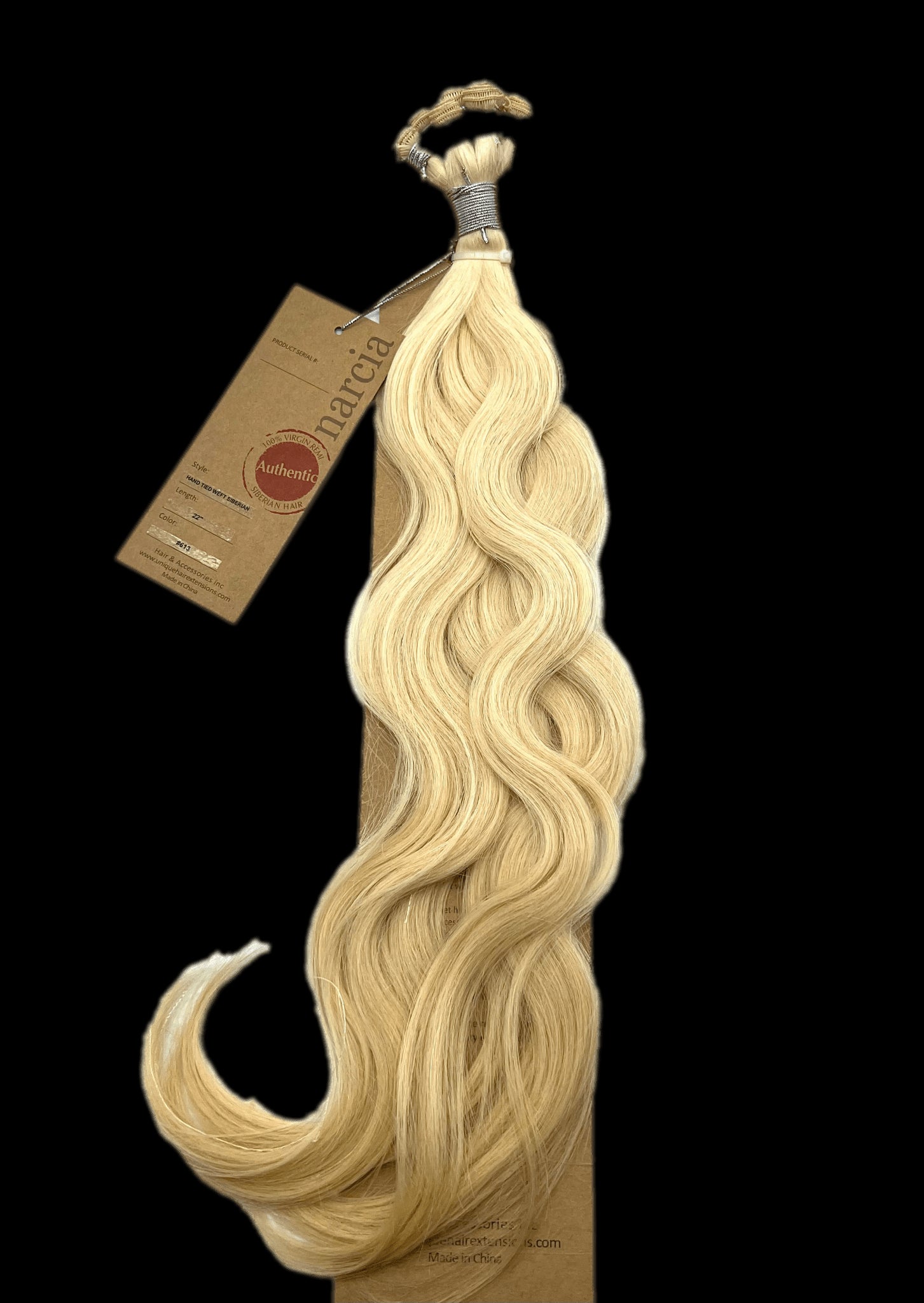 Narcia Remy Siberian -Hand Tied Weft 22''(100g) by VIP Extensions