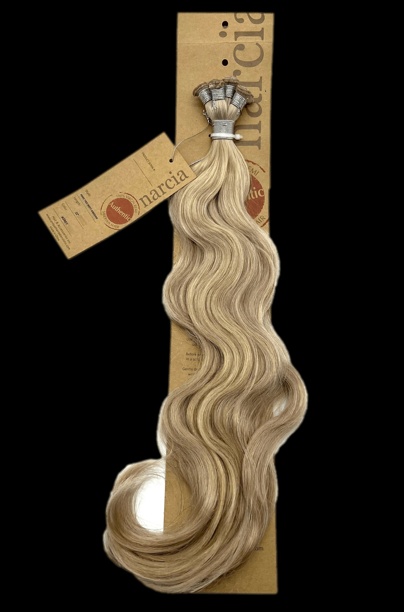 Narcia Remy Siberian -Hand Tied Weft 22''(100g) by VIP Extensions