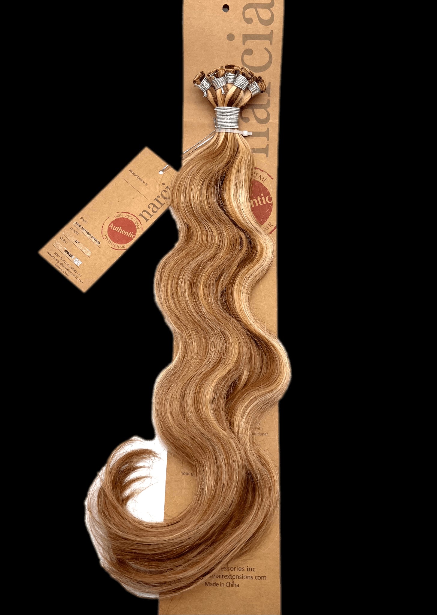 Narcia Remy Siberian -Hand Tied Weft 22''(100g) by VIP Extensions