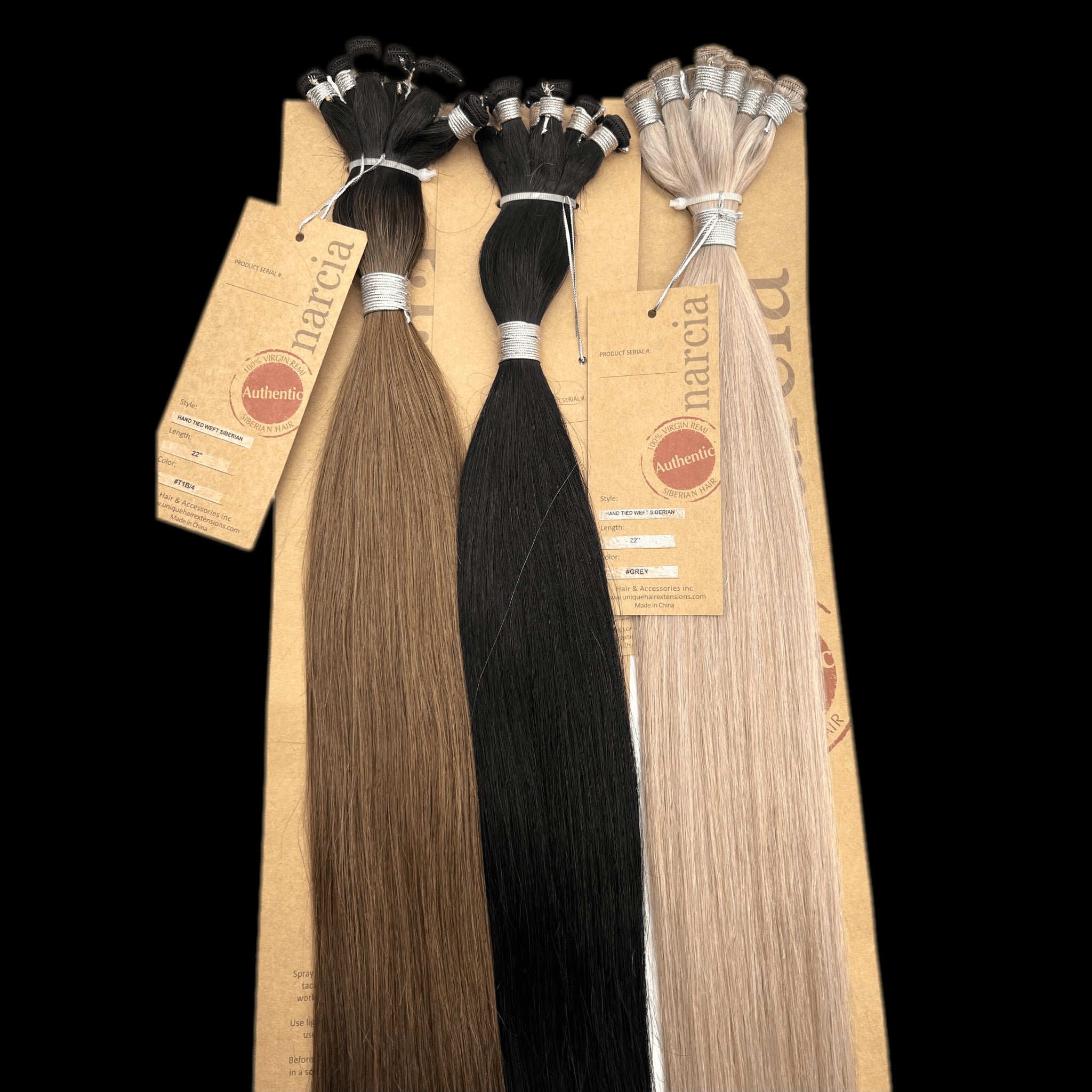 Narcia Remy Siberian -Hand Tied Weft 22''(100g) by VIP Extensions