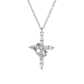 Crown Cross Necklace by Ovriluxe Enterprises llc