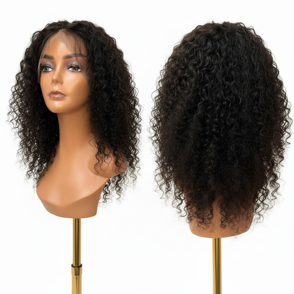 RIO Bohemian Front Lace Wig Natural Black by VIP Extensions