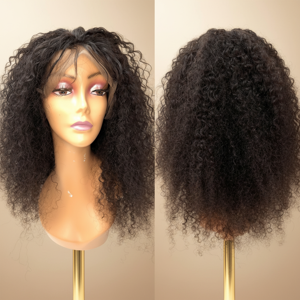 RIO Bohemian Front Lace Wig Natural Black by VIP Extensions