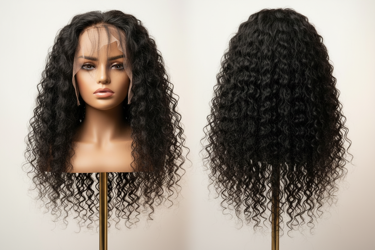 RIO Bohemian Front Lace Wig Natural Black by VIP Extensions