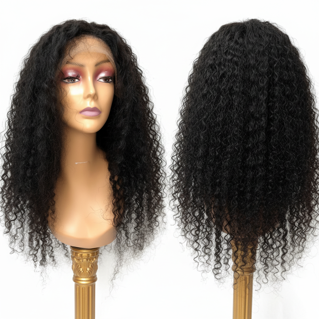 RIO Bohemian Front Lace Wig Natural Black by VIP Extensions