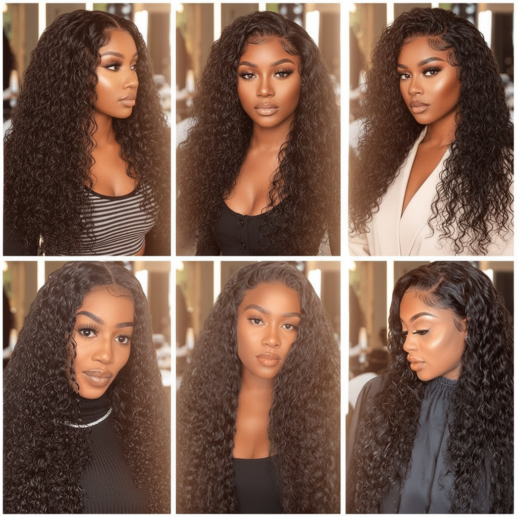 RIO Bohemian Front Lace Wig Natural Black by VIP Extensions