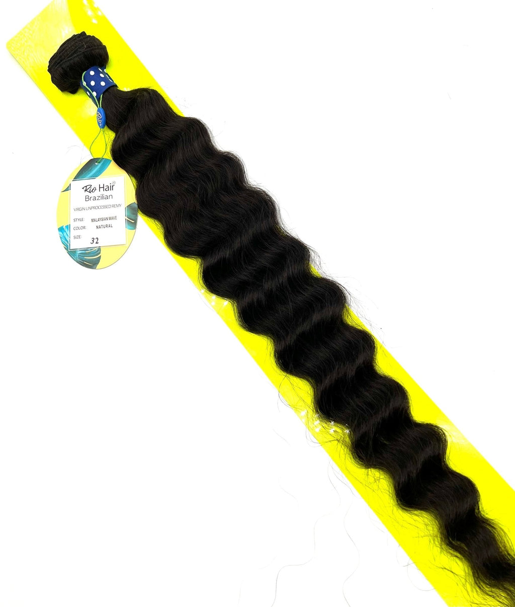 RIO Malaysian Wave 100% Virgin Remy Human Hair Bundles by VIP Extensions