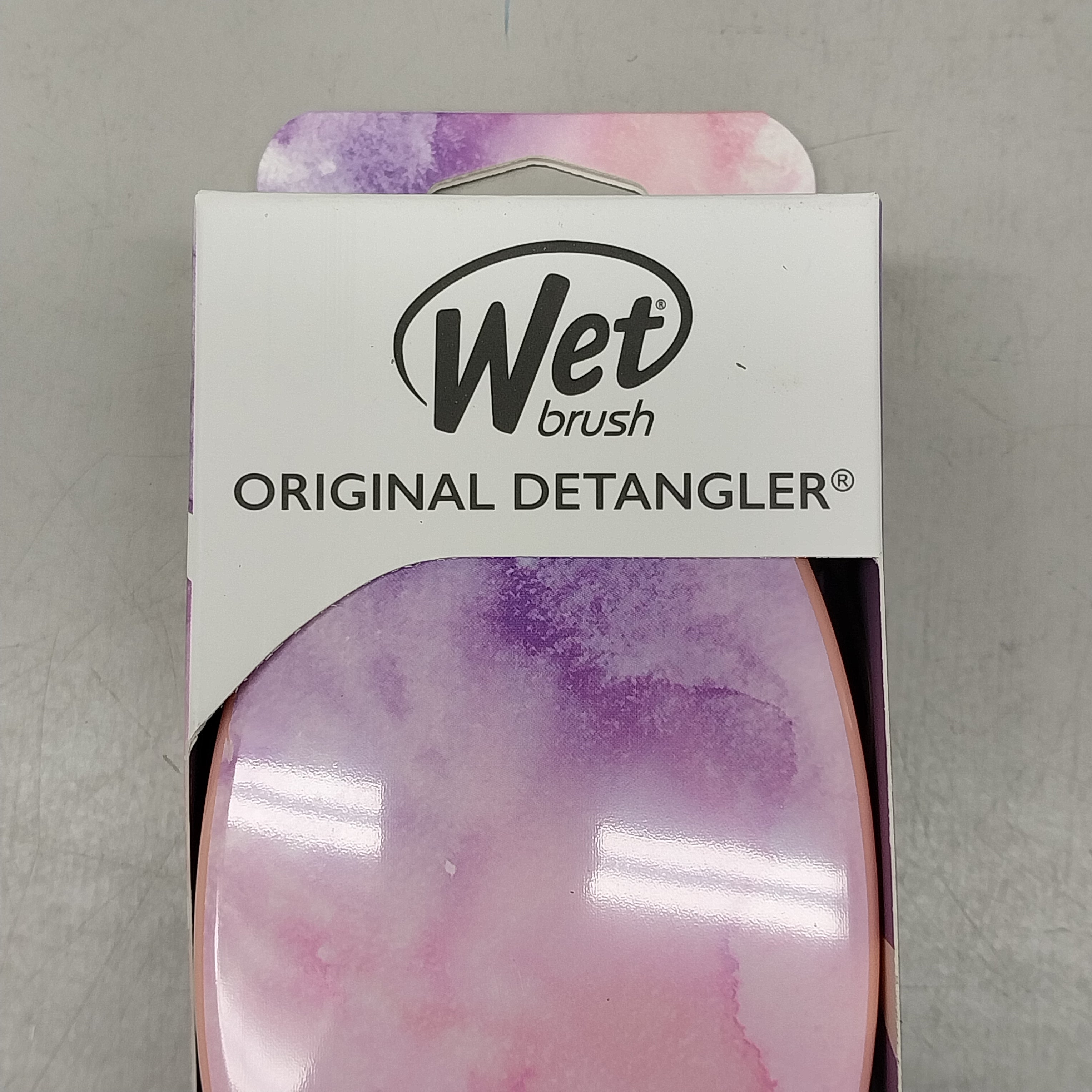 WET BRUSH (4 PACK) Original Detangler Hair Brush Pink / Purple Watermark Pattern by PayWut
