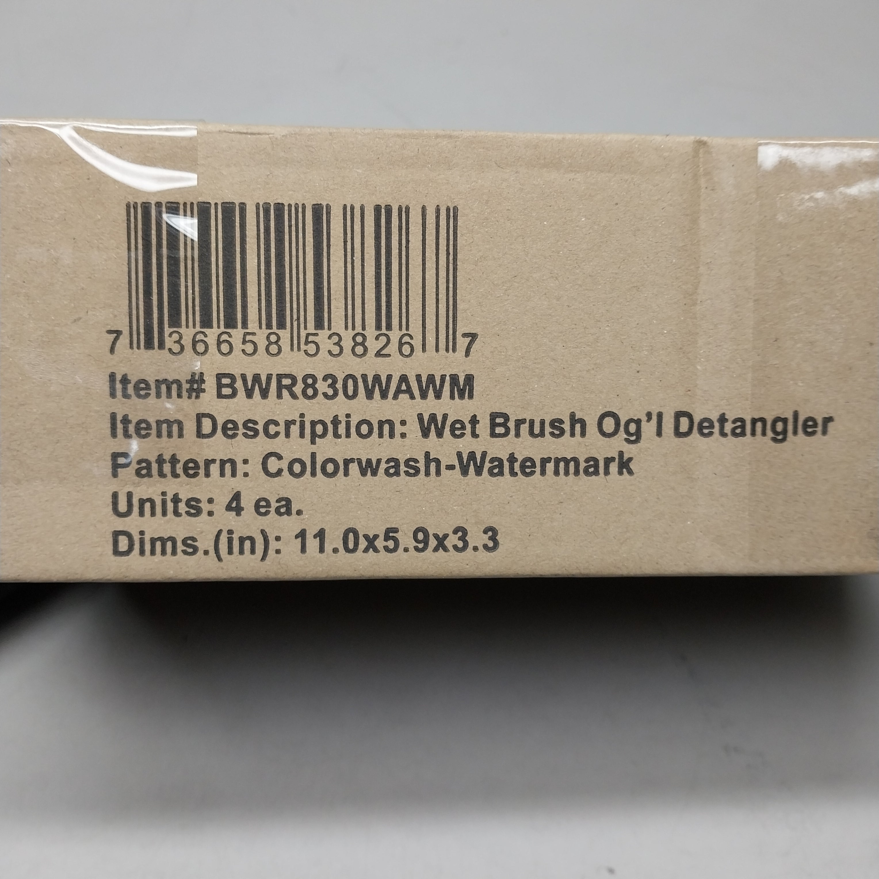 WET BRUSH (4 PACK) Original Detangler Hair Brush Pink / Purple Watermark Pattern by PayWut