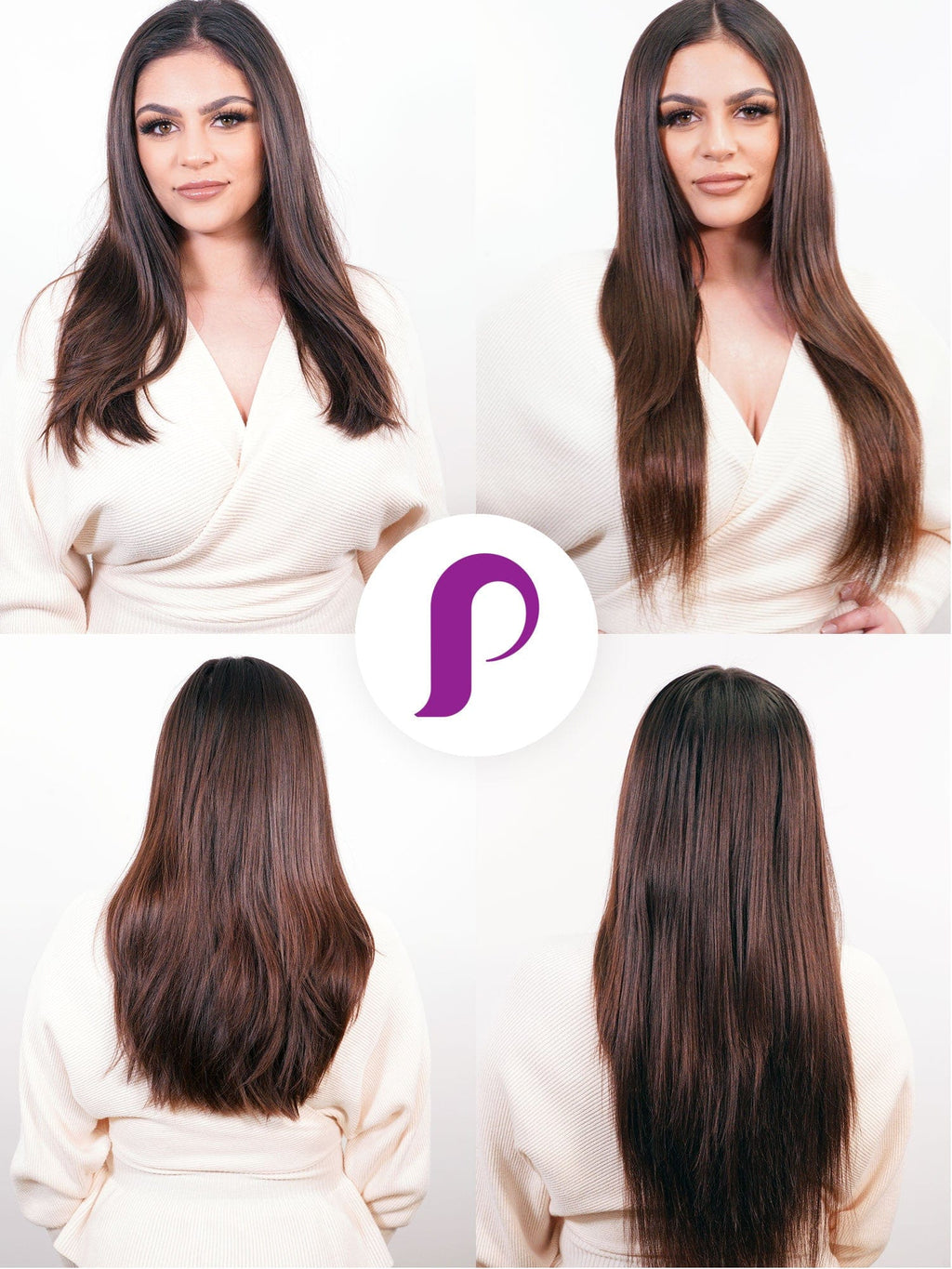 Straight Classic Clip-In Hair Extensions by Perfect Locks